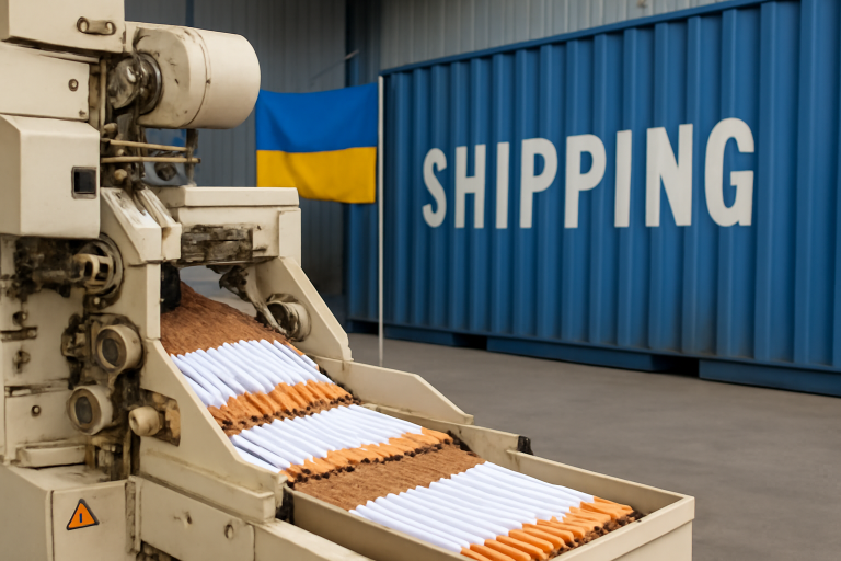 How to Export a Cigarette Making Machine to Ukraine